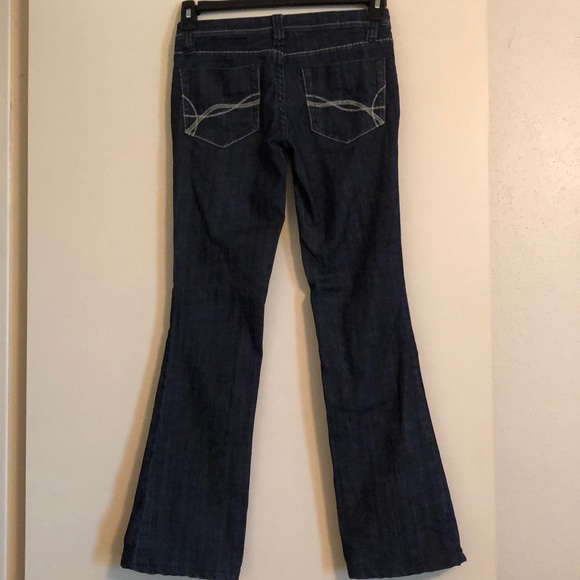 Refuge Bootcut Jeans Gold stitching Size 1 - Picture 3 of 4